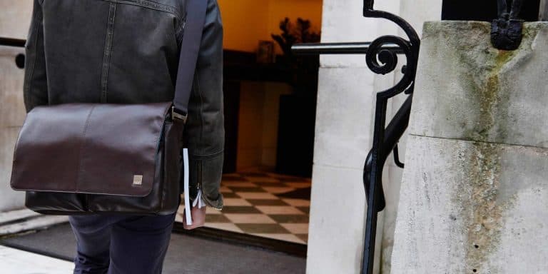 Knomo Kobe 15-inch Leather Laptop Messenger Bag Review