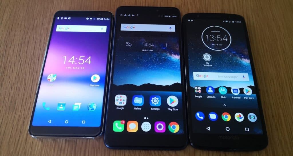 A1 Pro vs Alcatel 3V vs Moto G6