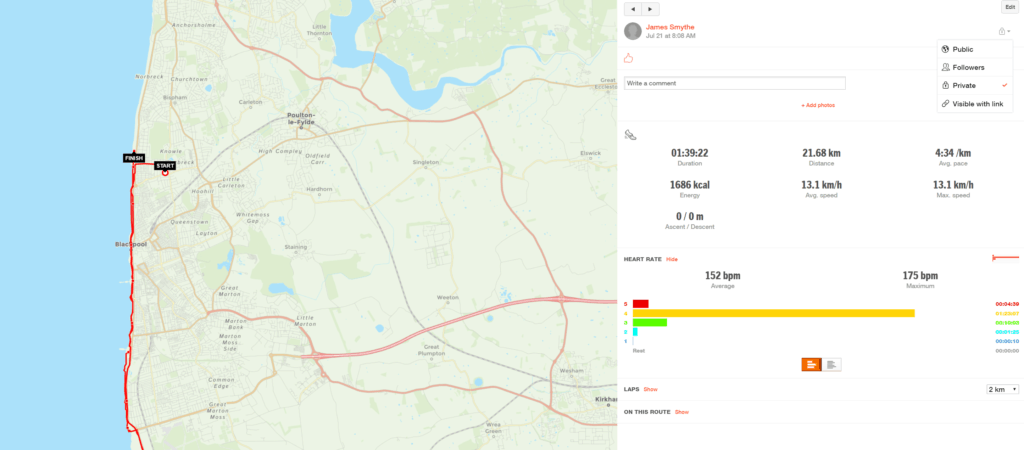 Sports Tracker Web Access