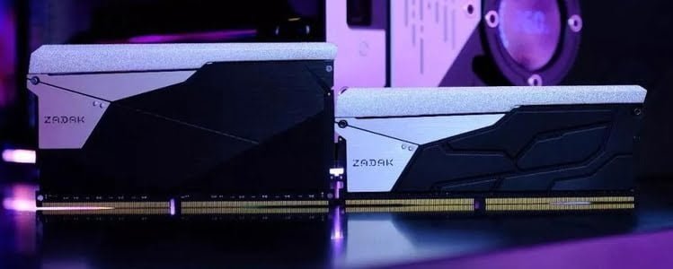 ZADAK 32GB Consumer DDR4 UDIMM RAM arrives using double height module