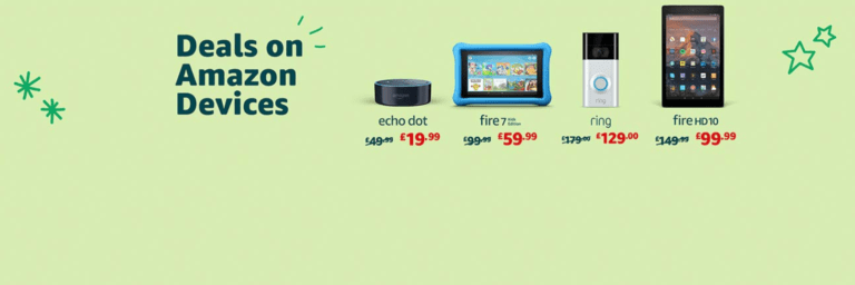 Black Friday Deals – Monday 11th – Fire TV 4K £34.99 – Fire HD 10 £99.99