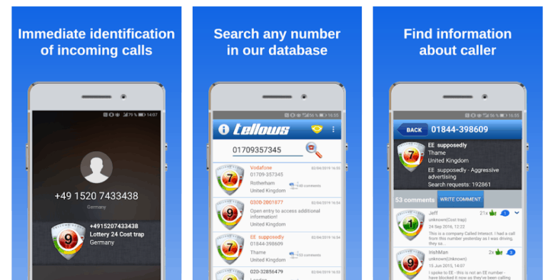 tellows – Caller ID & Block Review