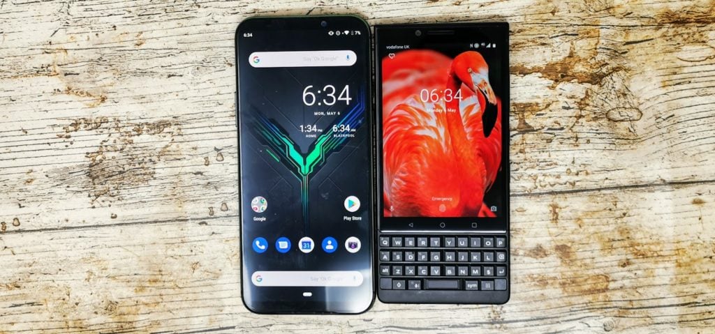 Black Shark 2 vs Blackberry Key2