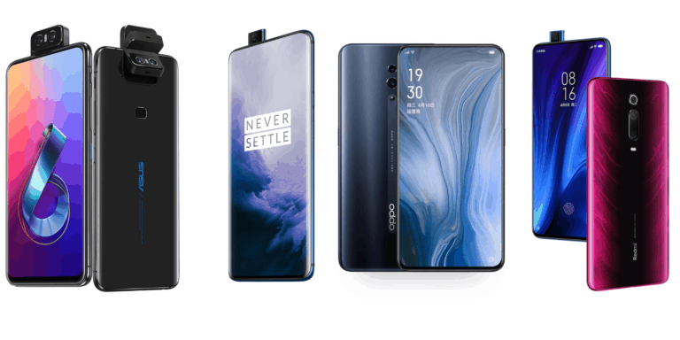 Asus Zenfone 6 vs OnePlus 7 Pro vs Oppo Reno 10x zoom vs Redmi K20 Pro – Which is the best?