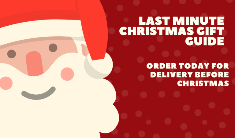 Last Minute Christmas Gift Guide with before Christmas deliveries