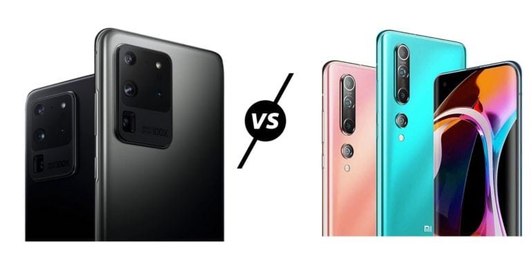Samsung Galaxy S20, S20+, S20 Ultra vs Xiaomi Mi 10 Pro 5G