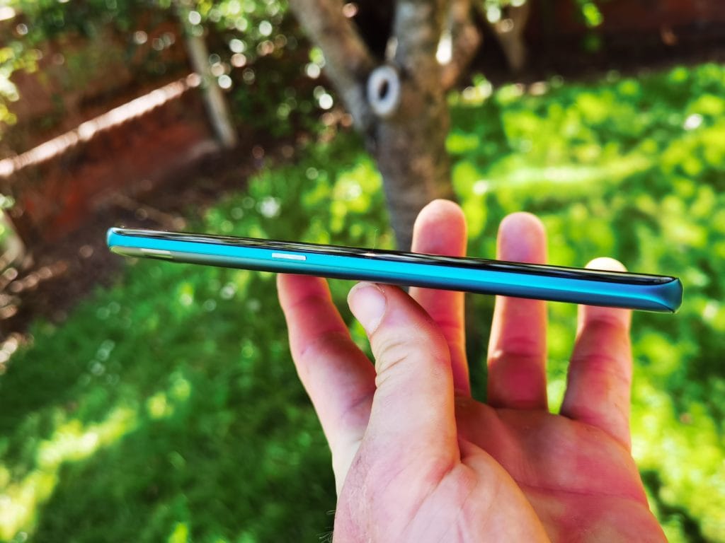 TCL 10 Pro Side with curved AMOLED display