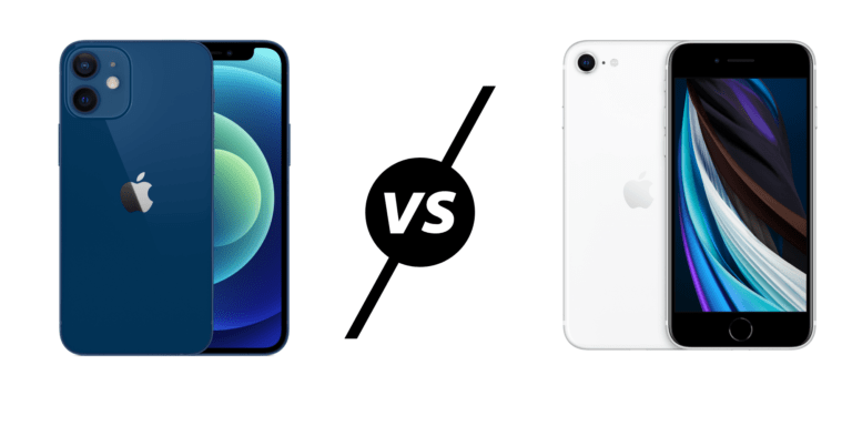 iPhone 12 Mini vs iPhone SE 2nd Gen (2020)  – Bigger screen but smaller phone make this the best small phone for years