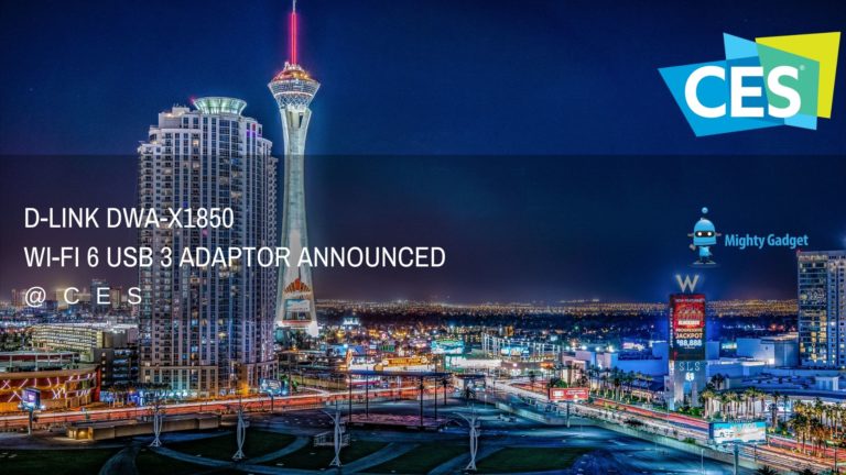 D-Link AX1800 Wi-Fi 6 USB 3.0 Adaptor Announced – Wi-Fi 6 USB with 2×2 80Mhz for 1200Mbps on 5Ghz [DWA-X1850]