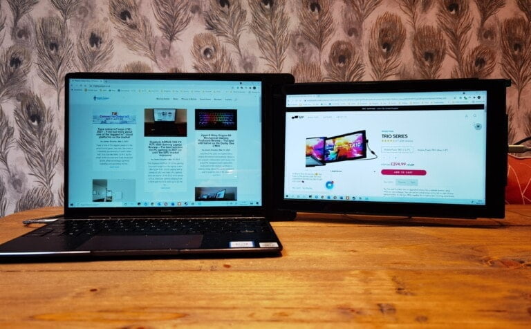 Mobile Pixels Trio Portable Monitor For Laptops Review – Make your laptop dual or triple display