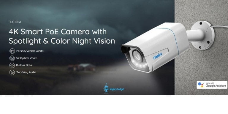 Reolink RLC-811A Review – A 4K PoE camera with person detection spotlight, colour night vision & 5x optical zoom