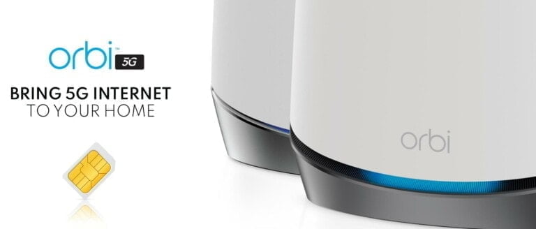 Netgear Orbi NBK752 mesh system with 5G modem launched for £1099.99