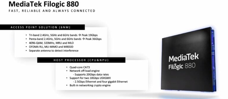MediaTek Filogic 880 & Filogic 380 WiFi 7 Chips announced to compete vs Qualcomm & Broadcom