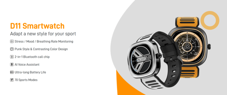 Doogee D11 Sport SmartWatch: A punk aesthetic watch like never before