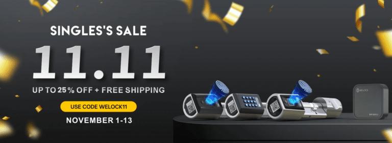 WELOCK Singles Days Discounts – Fingerprint Smart Lock & Keypad Smart Lock From 112 Euros after discount
