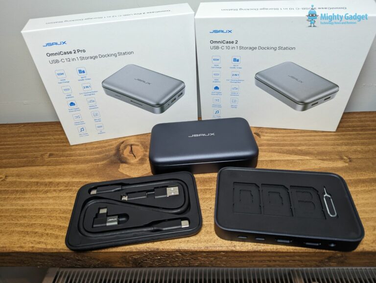 JSAUX Omnicase 2 Pro Review – USB-C 12-in-1 docking station & storage + Laptop & Steam Deck Stand