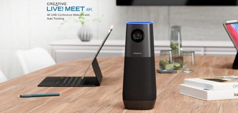 Creative Launches Live! Meet 4K – A UHD Conference Webcam with Auto Tracking