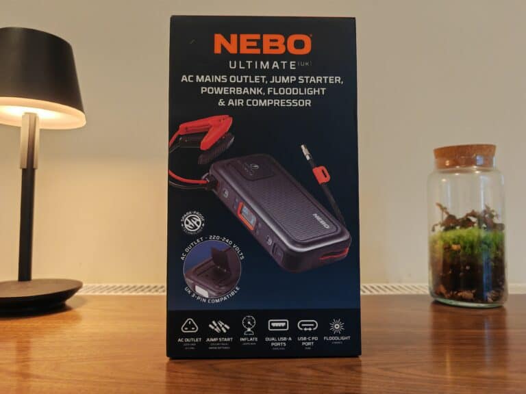 Nebo Ultimate Multi Voltage Power Pack Review – An innovative power bank with a 1500A jump start, 130psi air compressor, AC outlet, USB ports and floodlight