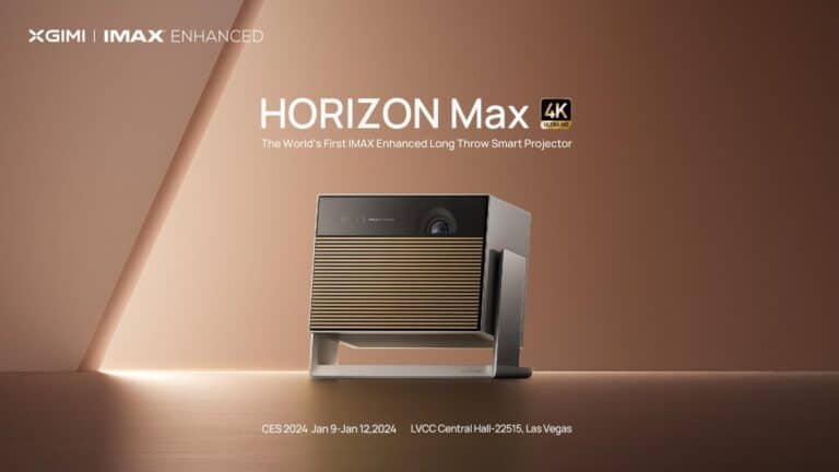 XGIMI Showcases Next-Gen HORIZON Max Projector & 3-in-1 Aladdin Smart Ceiling Lamp CES 2024