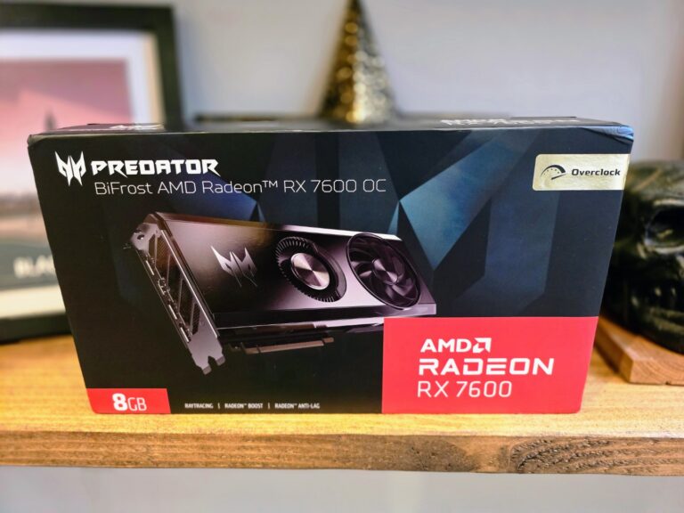 Acer Predator BiFrost Radeon RX 7600 OC Graphics Card Review