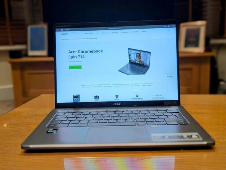 Acer Spin 714 14″ 2-in-1 Chromebook Review – CP714-1WN