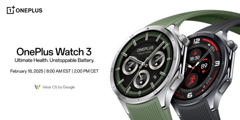 OnePlus Watch 3 To Launch With Extended Battery Life on 18th of February