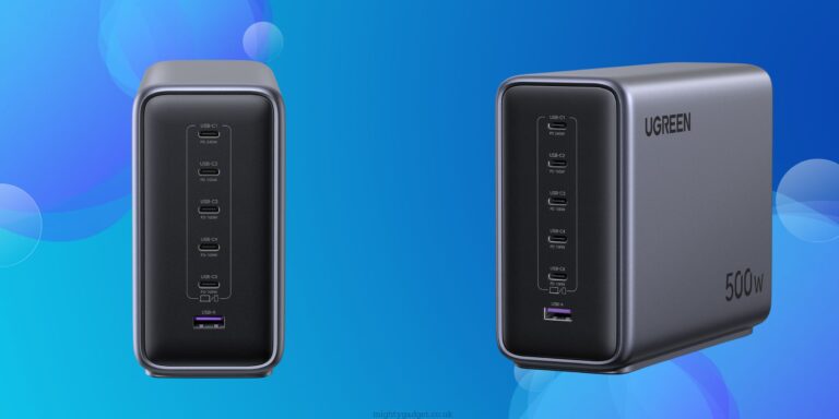 UGREEN Introduces 500W GaN Desktop Charger with Six-Port Fast Charging