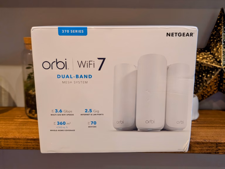 Netgear Orbi 370 Wi-Fi 7 Mesh Router Review – Affordable Dual Band Wi-Fi 7